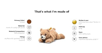 Amazon.co.jp: シュタイフ steiff ソフトカドリーフレンズ クマ